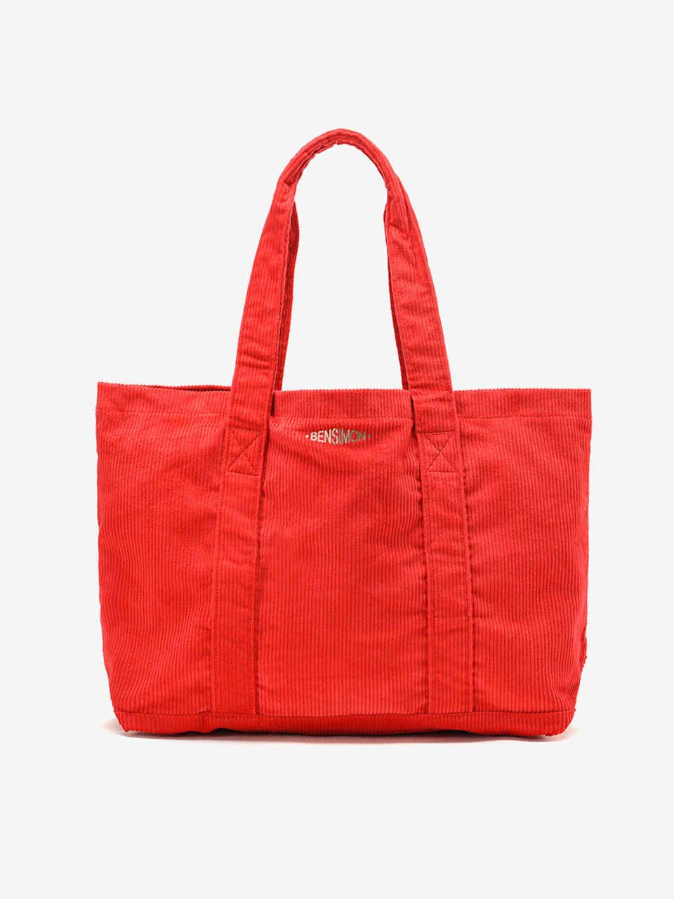 [19FW] CORDUROY LINE TOTE - RED