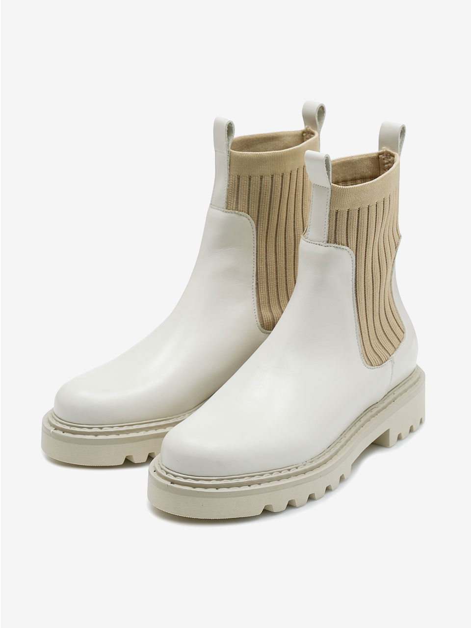 CHELSEA BOOTS - OFF WHITE