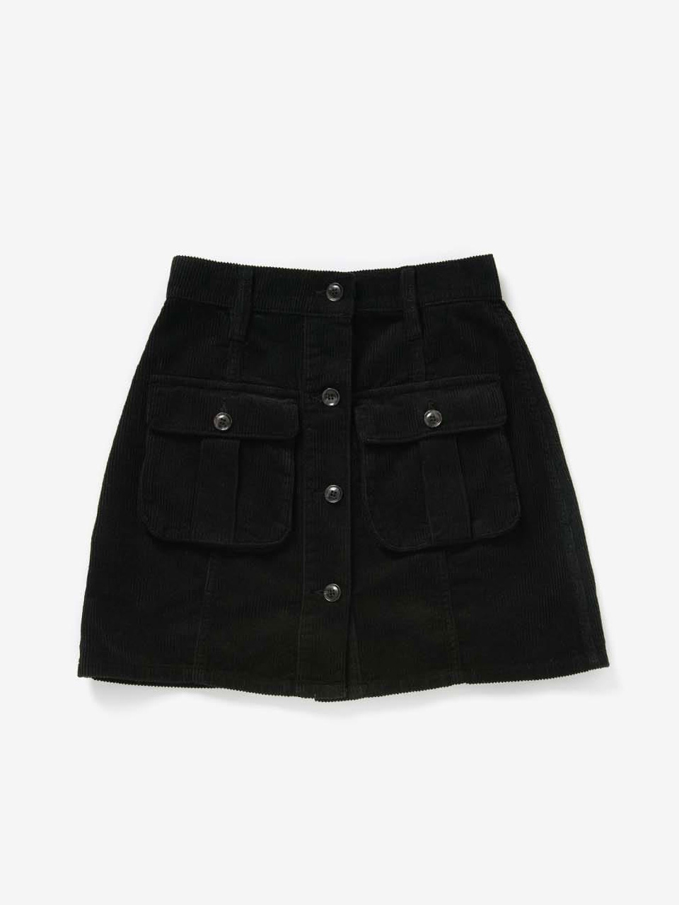 Out Pocket Corduroy Skirt_Dark greyBS9FSK402DY