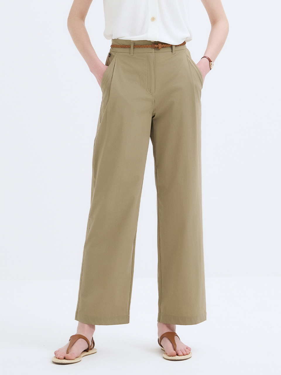 NEW SIGNATURE PERFECT FIT COLLPANTS (FOR WOMEN) - CINNAMON BEIGE