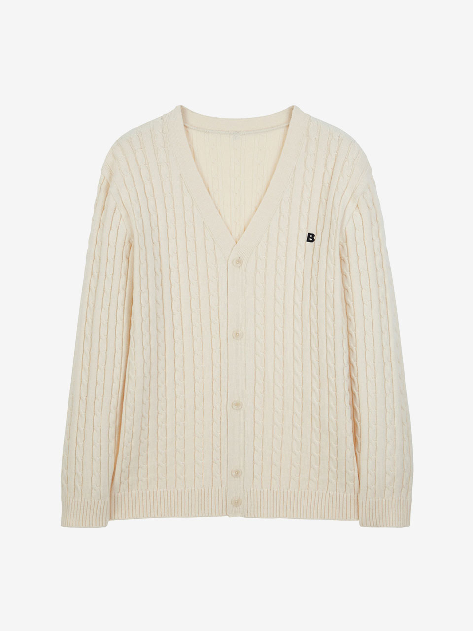 [LIMITED] KNIT CARDIGAN (FOR MEN) - CREAM