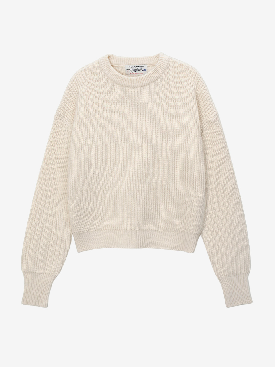 [23FW] BASIC KNIT PULLOVER - IVORY